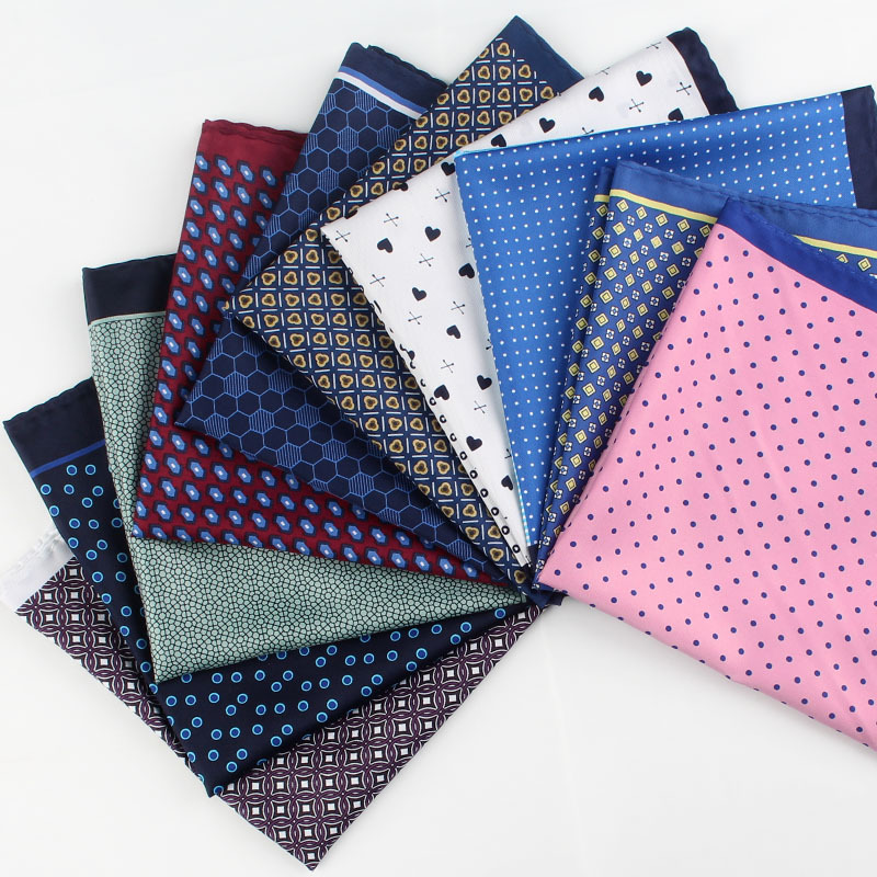 Pocket Square Set - 34cm bolso quadrado para homens mulheres