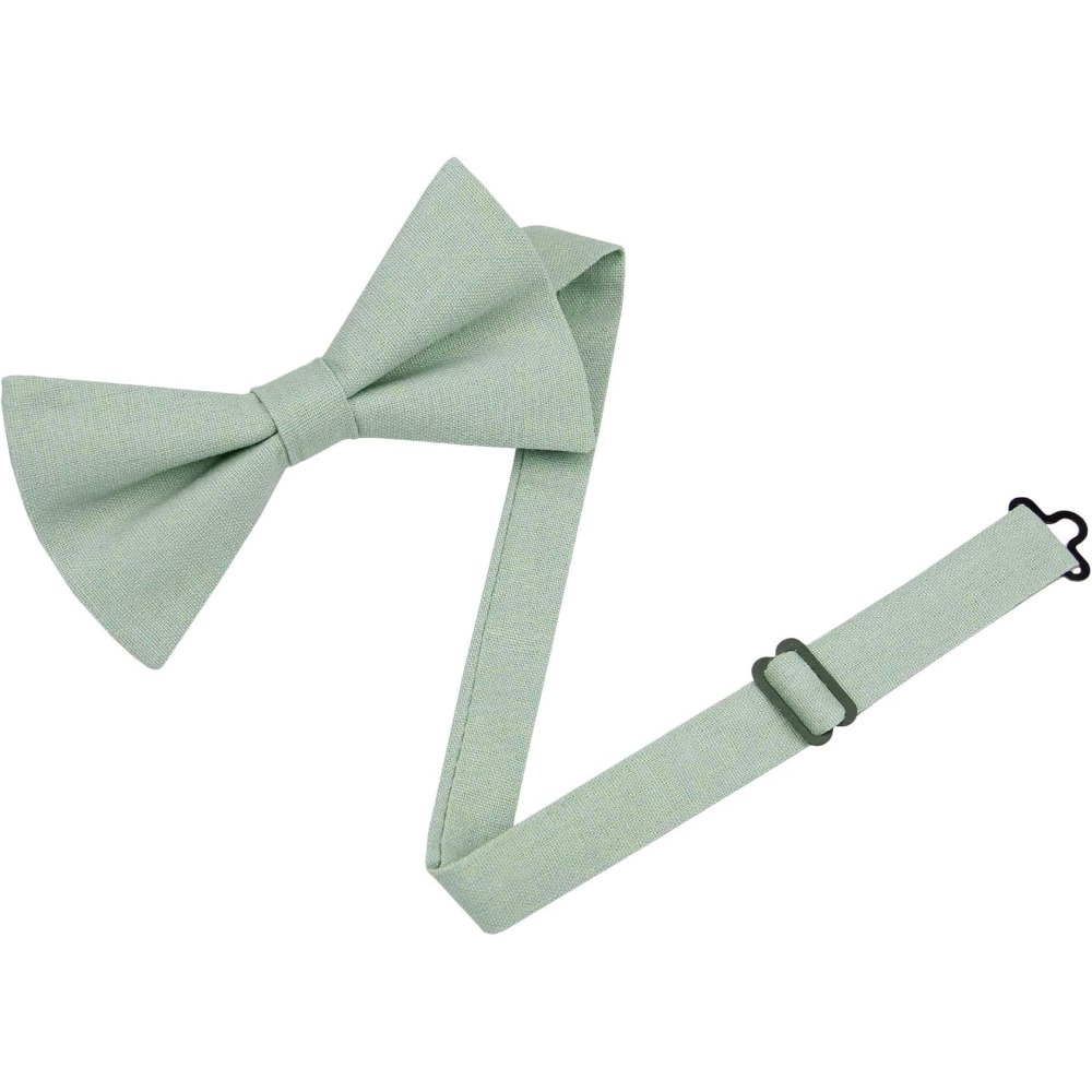 Bow Tie Pre Tied - Gravatas Borboleta de Linho e Algodão
