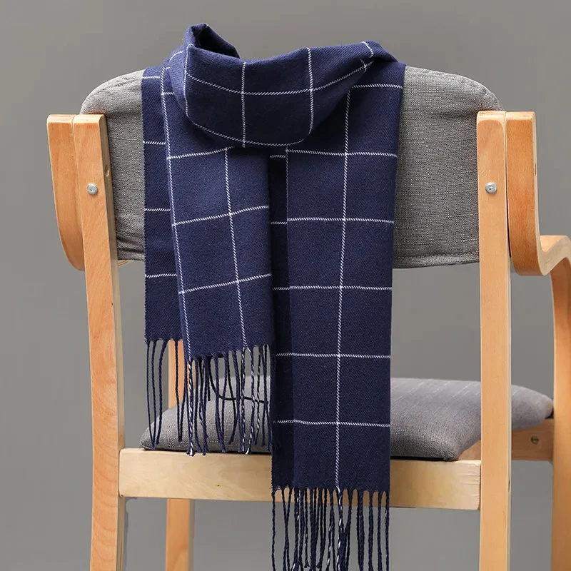 Muffler Men Wool - 2024 novo inverno cachecol masculino manter