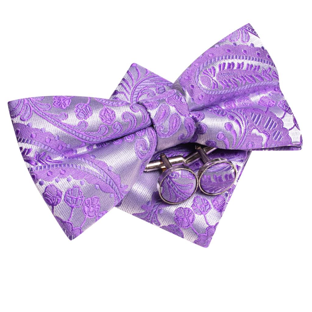 Roxo lilás lavanda amor-perfei - Bow Tie Pre Tied avaliação e preço