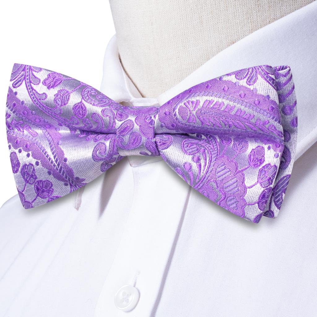 Roxo lilás lavanda amor-perfei - Bow Tie Pre Tied avaliação e preço