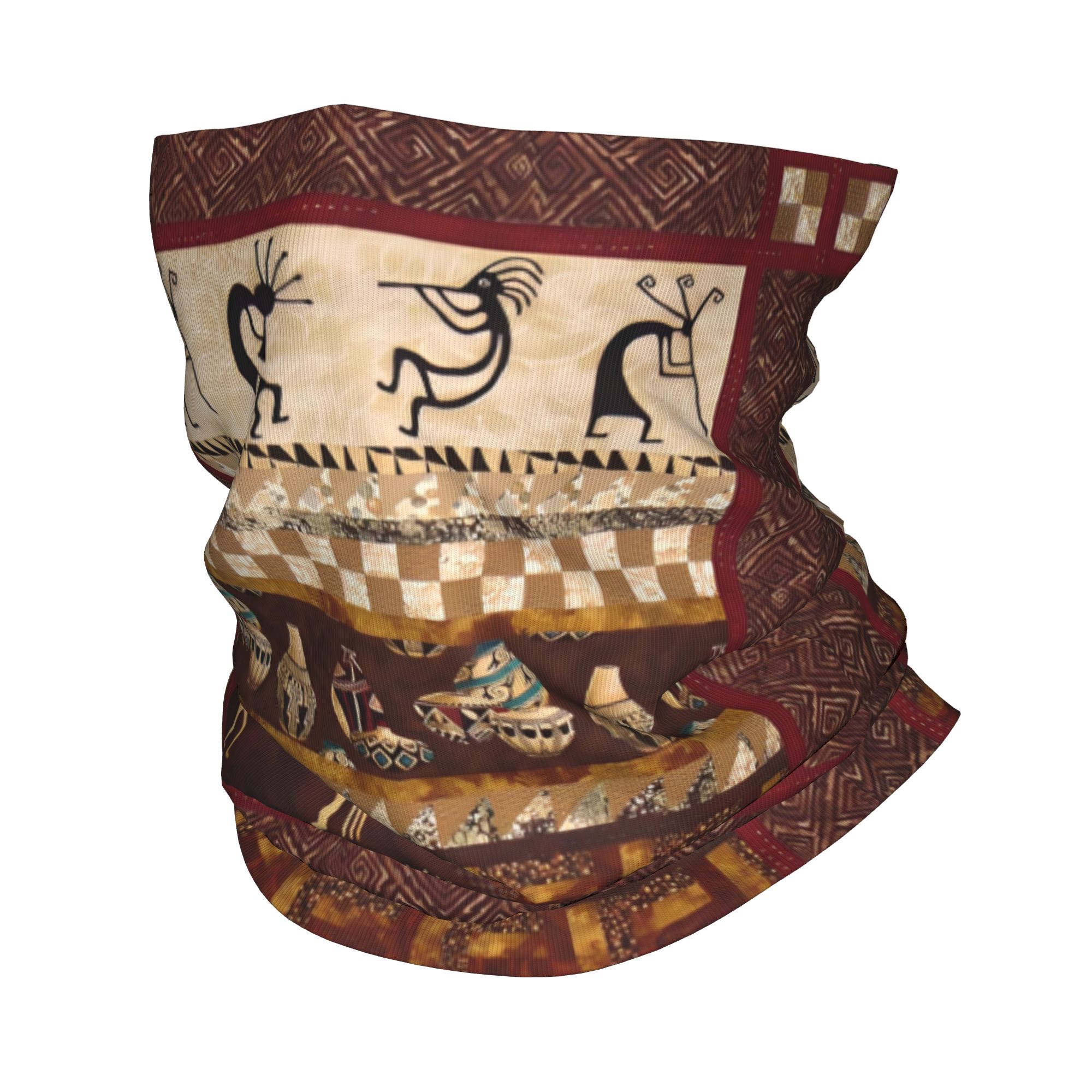 Custom Kokopelli Winter Headba - Neck Warmer Tube avaliação e preço