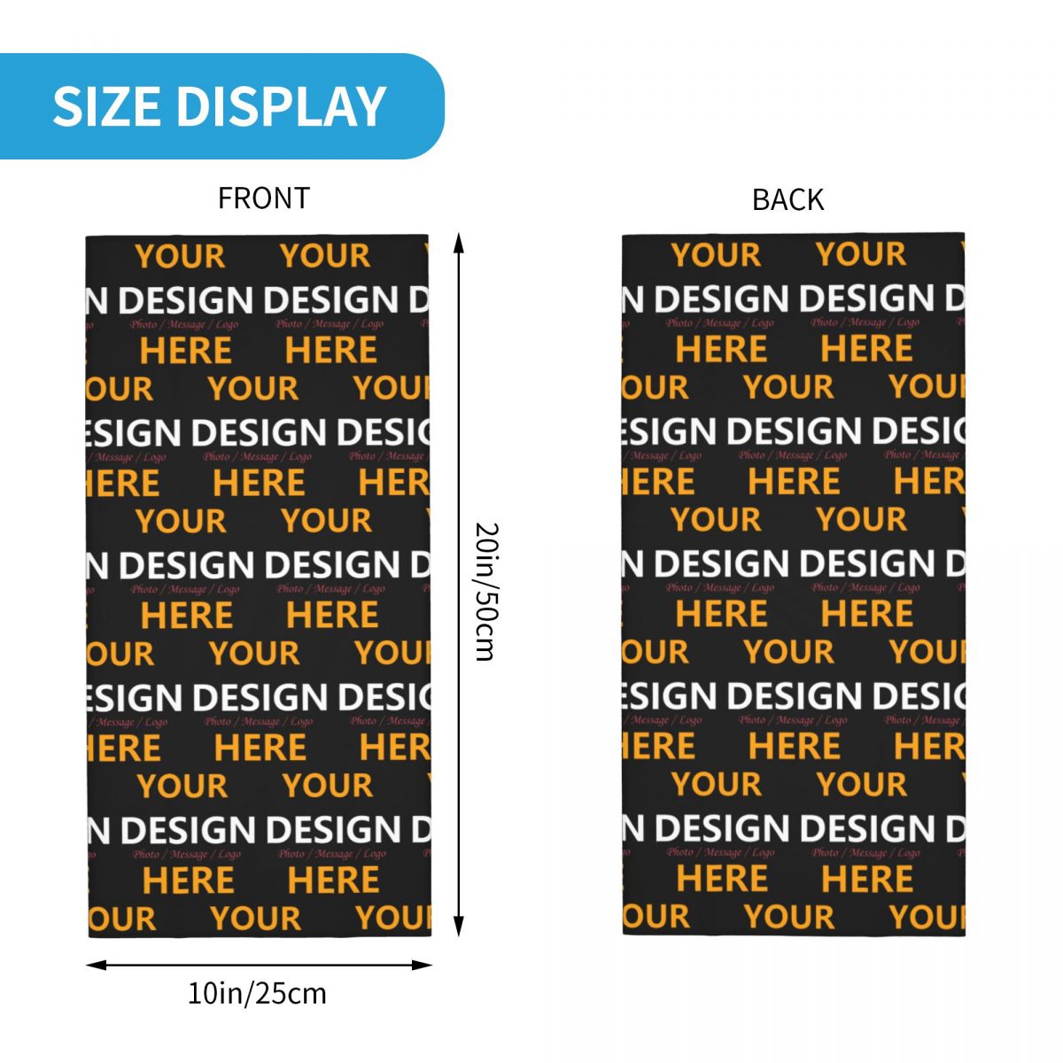 Personalize seu design aqui ba - Neck Warmer Tube avaliação e preço