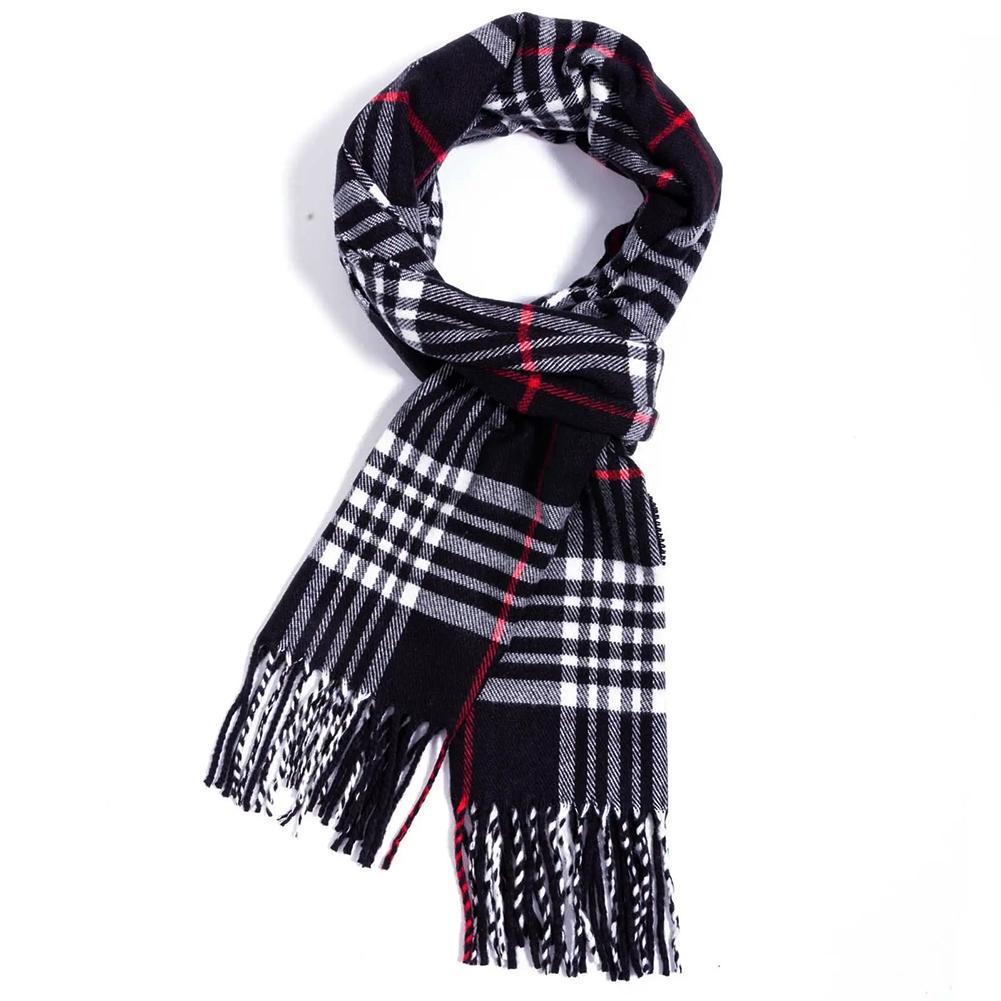 Lenços de inverno estilo britâ - Muffler Men Wool avaliação e preço