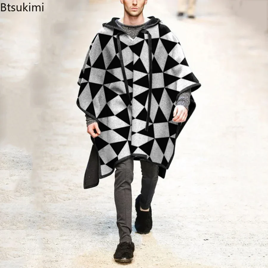 Novo 2025 outono inverno xale  - Muffler Men Wool avaliação e preço