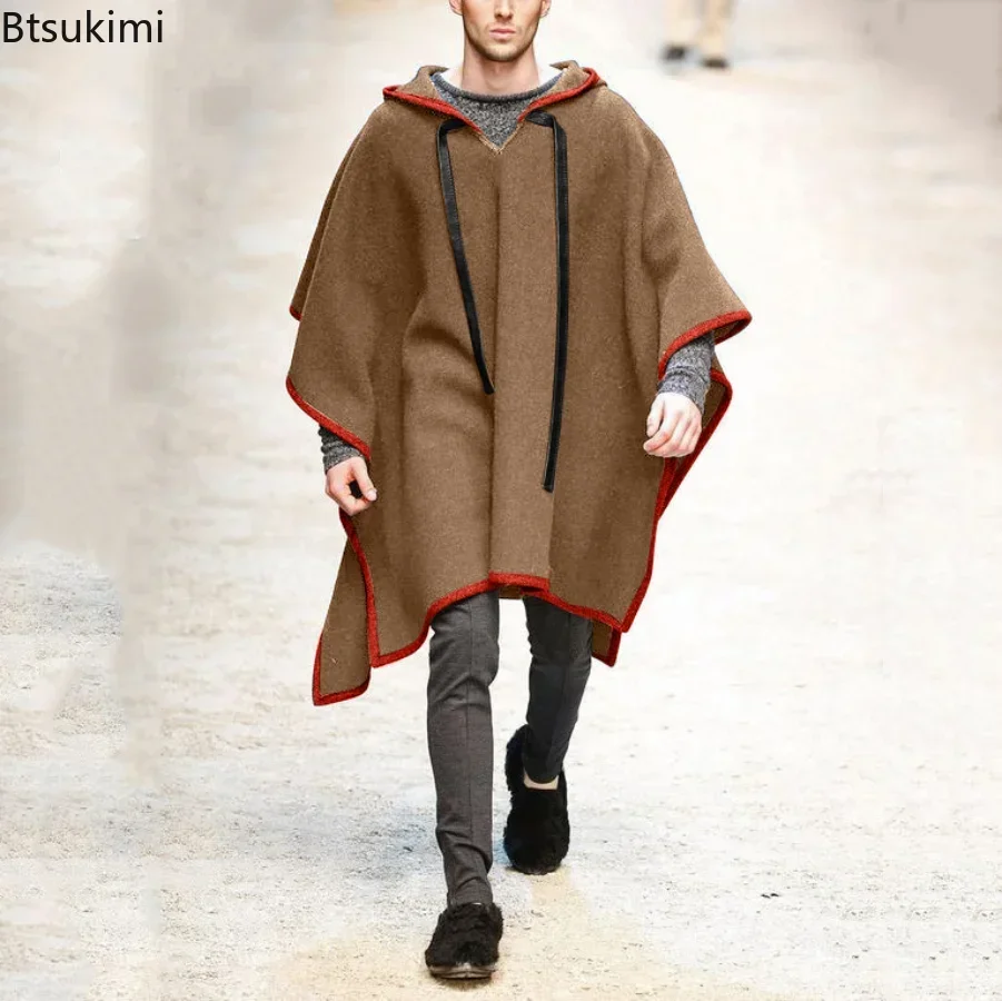 Novo 2025 outono inverno xale  - Muffler Men Wool avaliação e preço