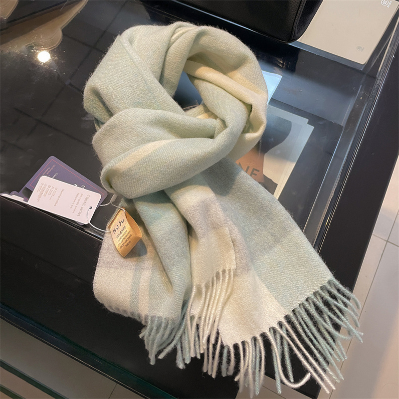 Alta qualidade pura 100% lã ca - Muffler Men Wool avaliação e preço