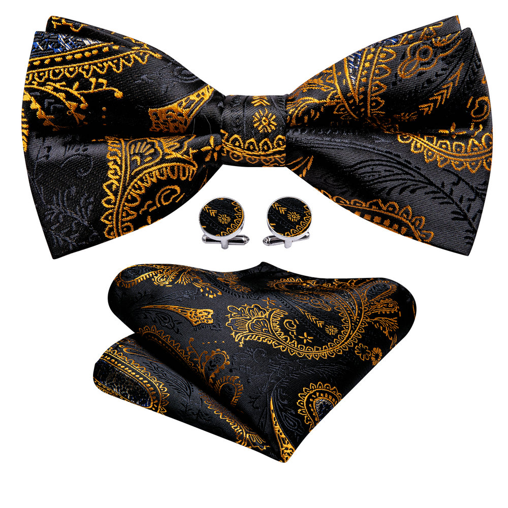 Barry.Wang-gravata Jacquard Pa - Bow Tie Pre Tied avaliação e preço