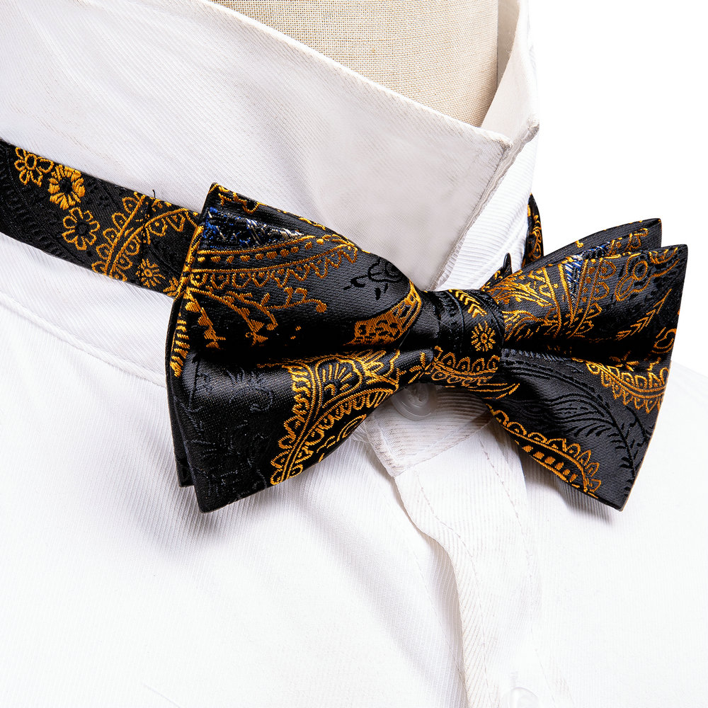 Barry.Wang-gravata Jacquard Pa - Bow Tie Pre Tied avaliação e preço