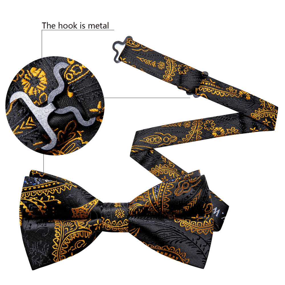 Barry.Wang-gravata Jacquard Pa - Bow Tie Pre Tied avaliação e preço