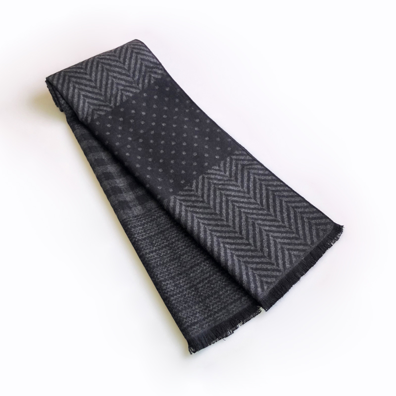 Lenço de caxemira masculino co - Muffler Men Wool avaliação e preço