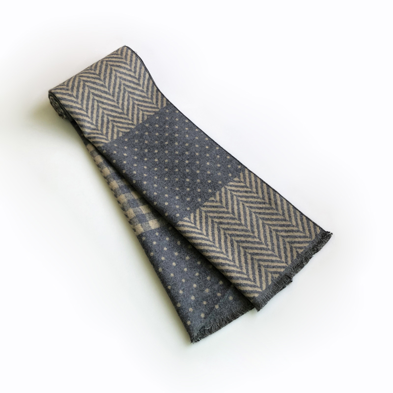 Lenço de caxemira masculino co - Muffler Men Wool avaliação e preço