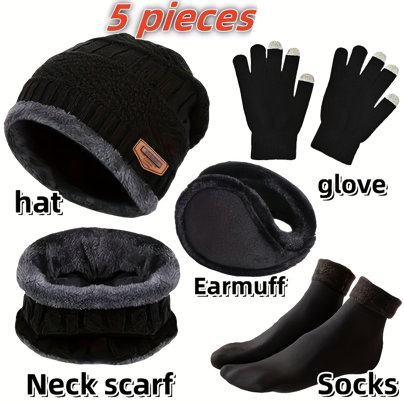 Chapéu de inverno masculino, c - Muffler Men Wool avaliação e preço