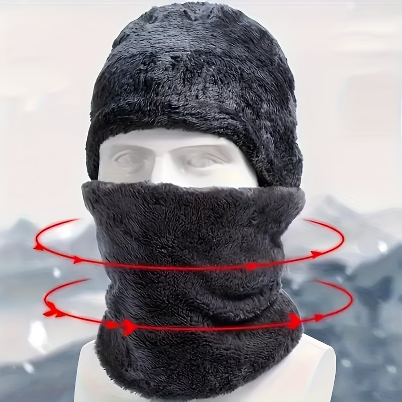 Chapéu de inverno masculino, c - Muffler Men Wool avaliação e preço