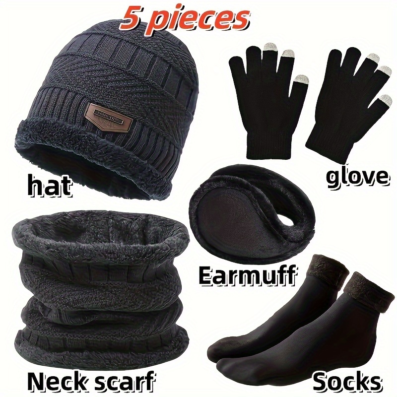 Chapéu de inverno masculino, c - Muffler Men Wool avaliação e preço