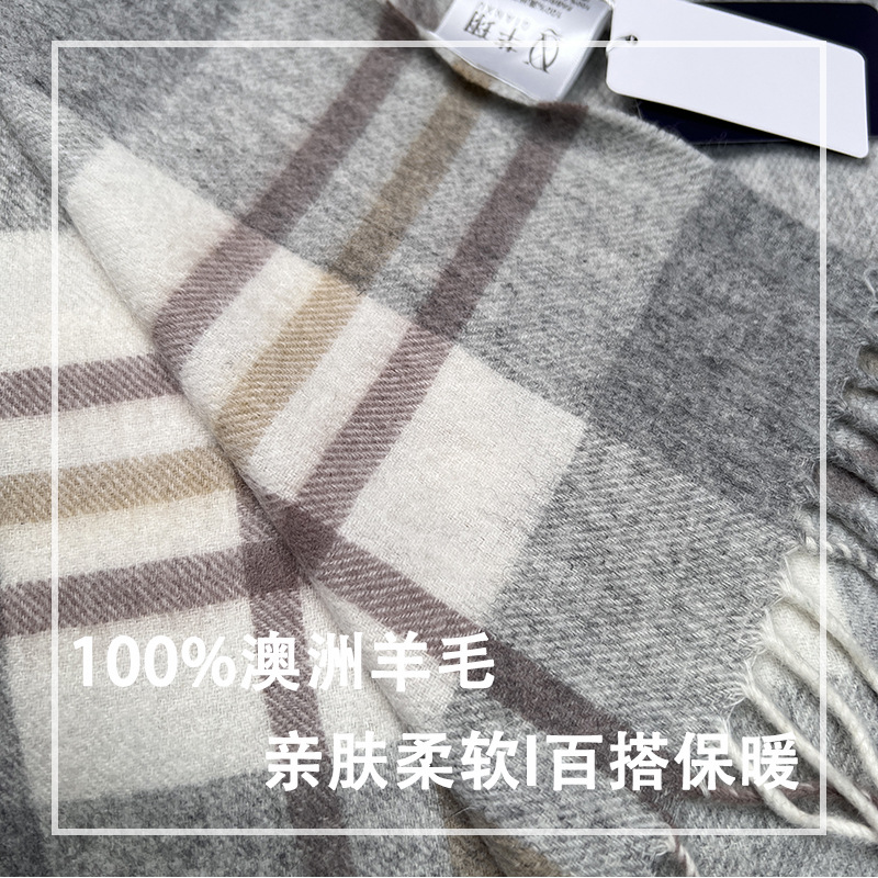 Alta qualidade 100% cachecol d - Muffler Men Wool avaliação e preço