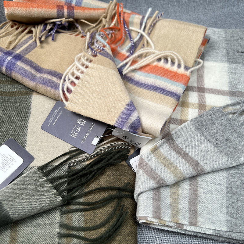 Alta qualidade 100% cachecol d - Muffler Men Wool avaliação e preço
