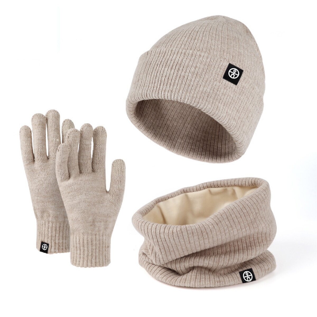3 pçs inverno gorro chapéu luv - Muffler Men Wool avaliação e preço
