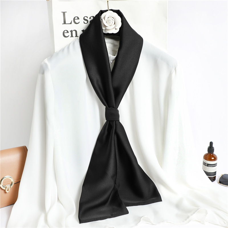 Lenço de Seda Longo Vermelho L - Ascot Neck Scarf avaliação e preço