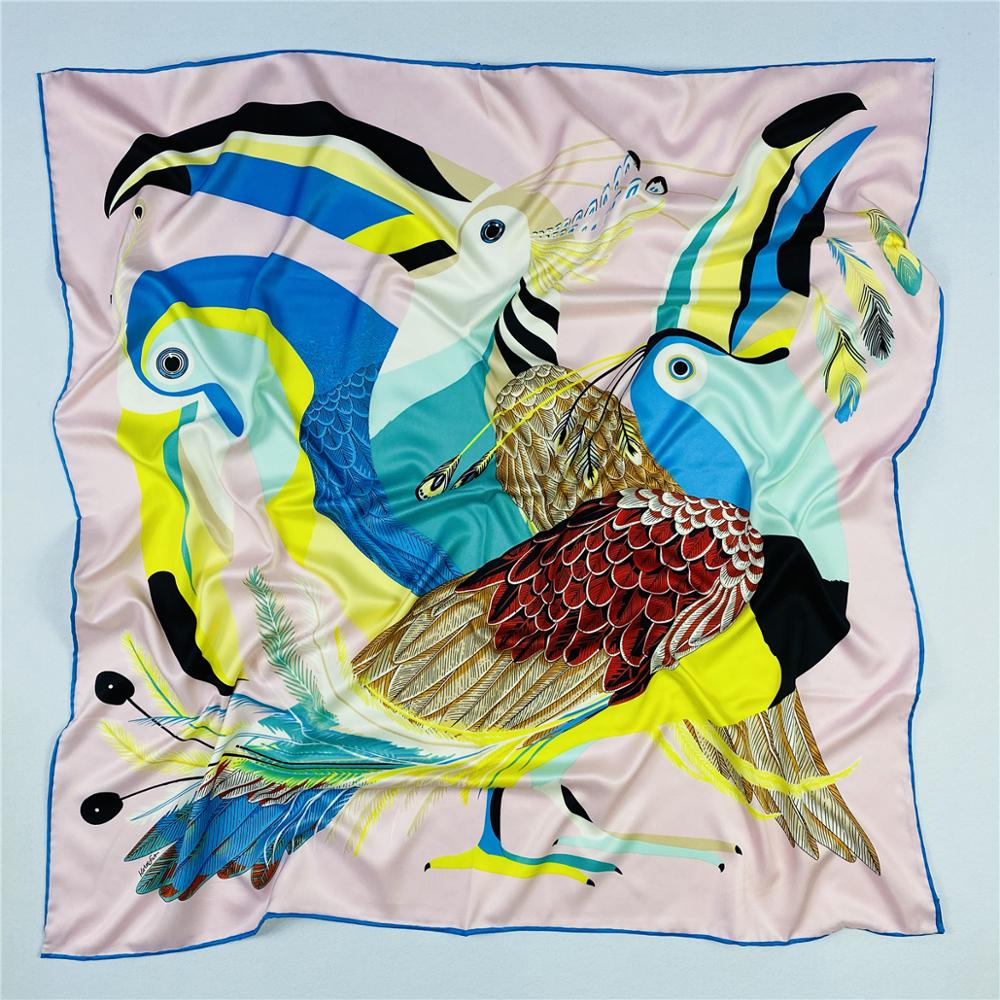 Lenço de seda para mulheres, x - Scarf Silk Square avaliação e preço