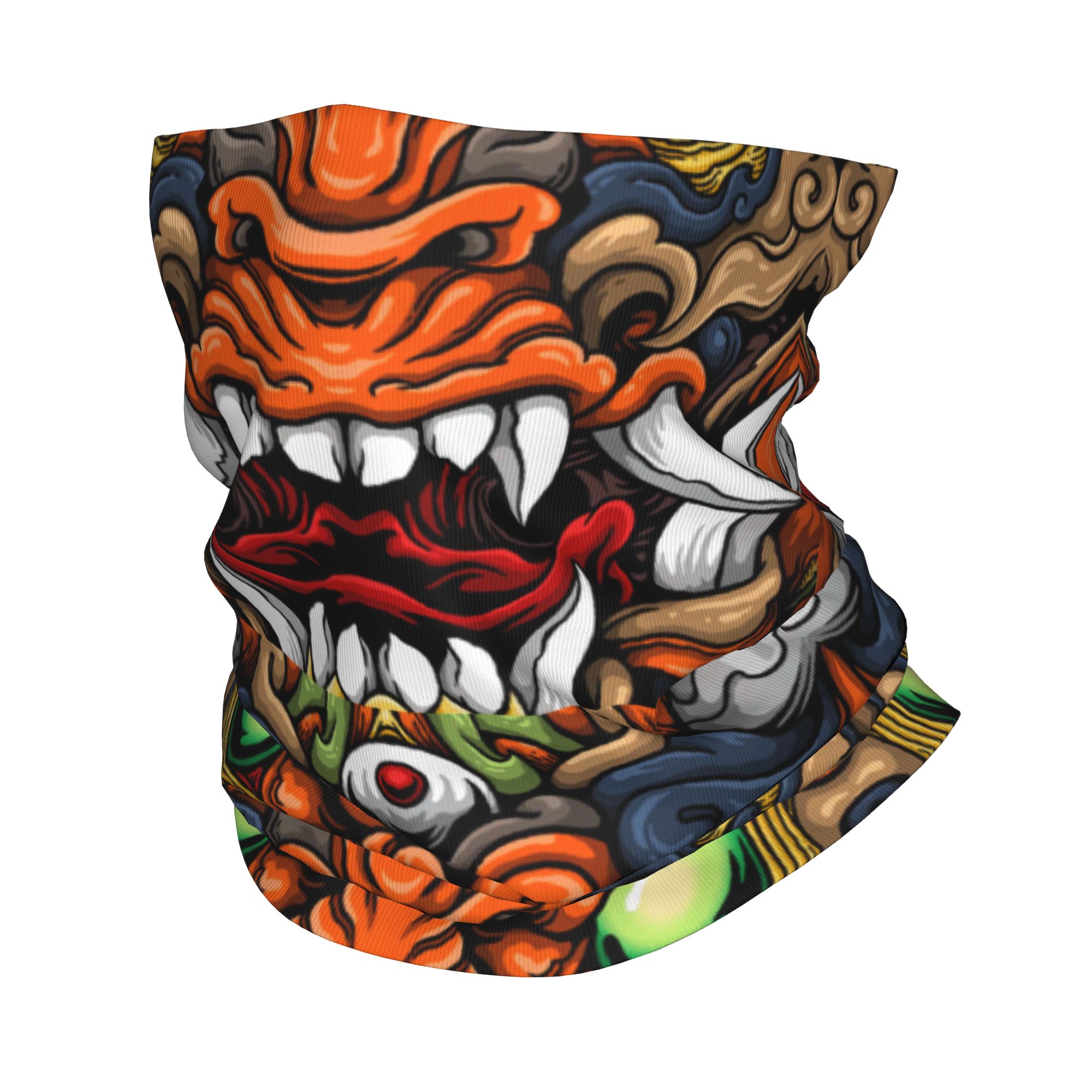Personalizado samurai demônio  - Neck Warmer Tube avaliação e preço