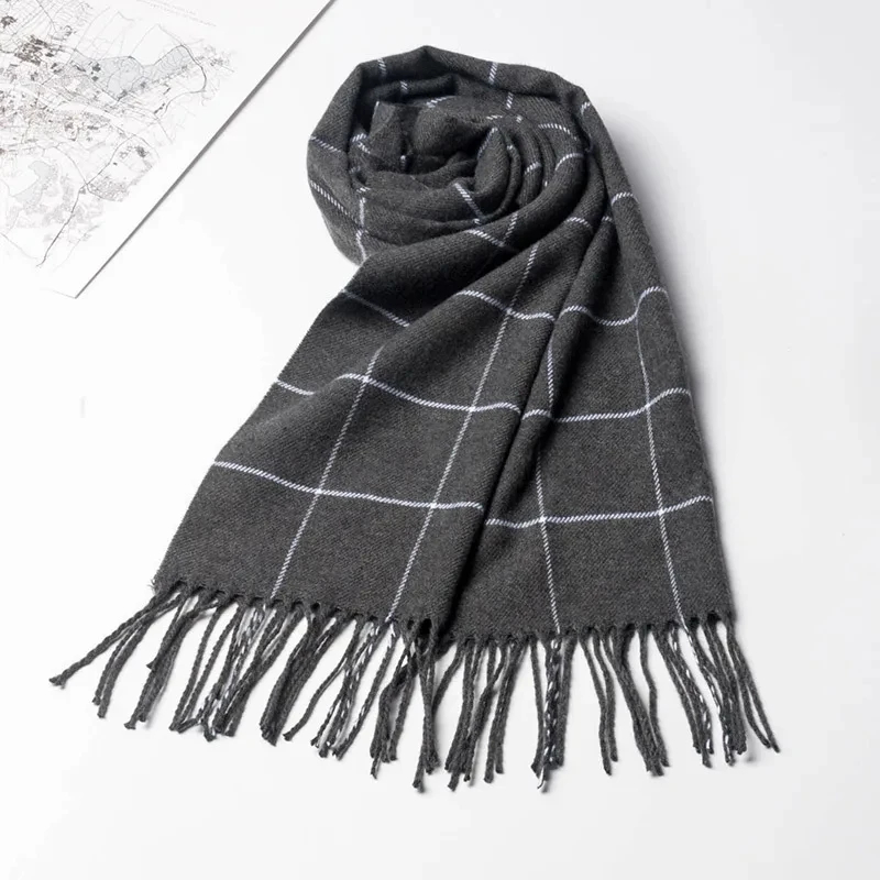 2024 novo inverno cachecol mas - Muffler Men Wool avaliação e preço
